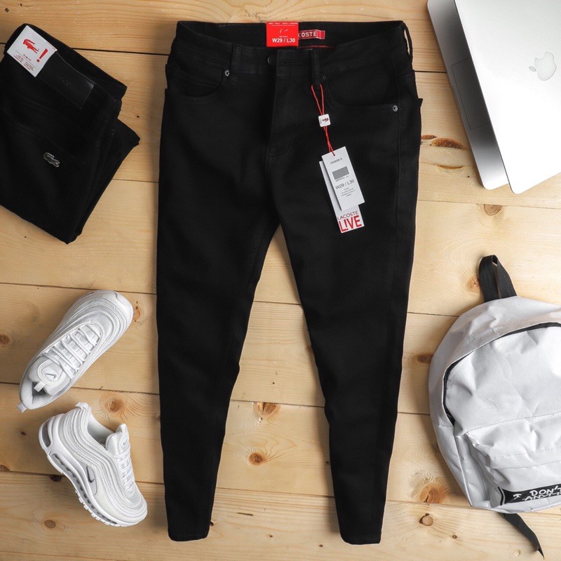 QUẦN JEANS LC ĐEN TRƠN