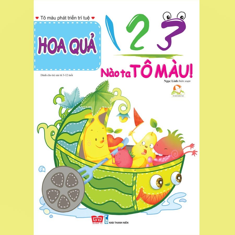 Sách - 123 nào ta tô màu!