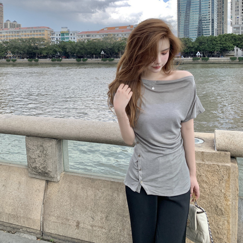 Áo Thun Nữ Lệch Vai Gợi Cảm Thời Trang Mùa Hè