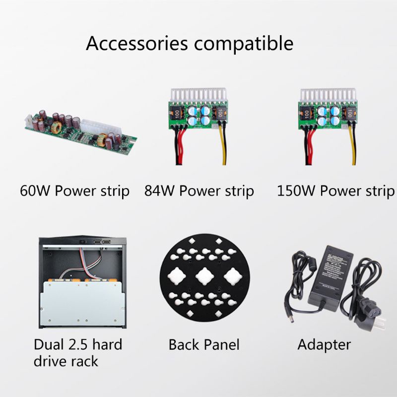 Khung Gầm Máy Tính IOR FH05 Mini ITX USB2 0 Bằng Kim Loại Tiện Dụng Cho Gia Đình / Văn Phòng