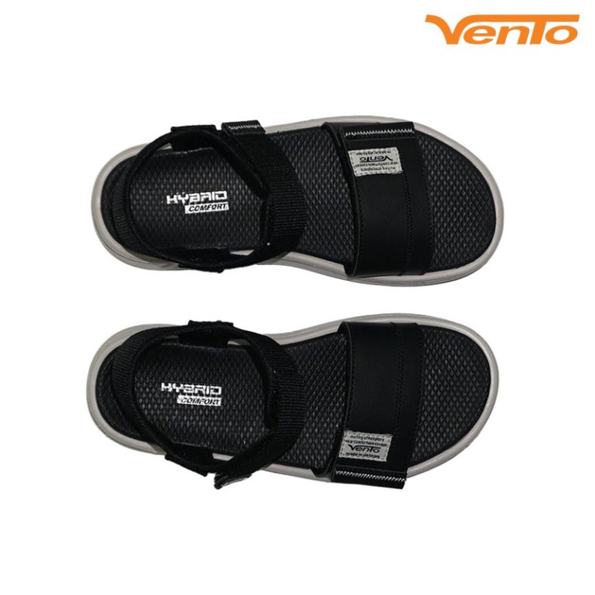 🥾 [ HÀNG CAO CẤP ] Giày Sandal Vento SD-NB93 Quai Ngang Da PU Màu Đen - 𝗩𝗲𝗻𝘁𝗼𝘀𝗮𝗻𝗱𝗮𝗹𝘃𝗶𝗲𝘁𝗻𝗮𝗺 cao capas