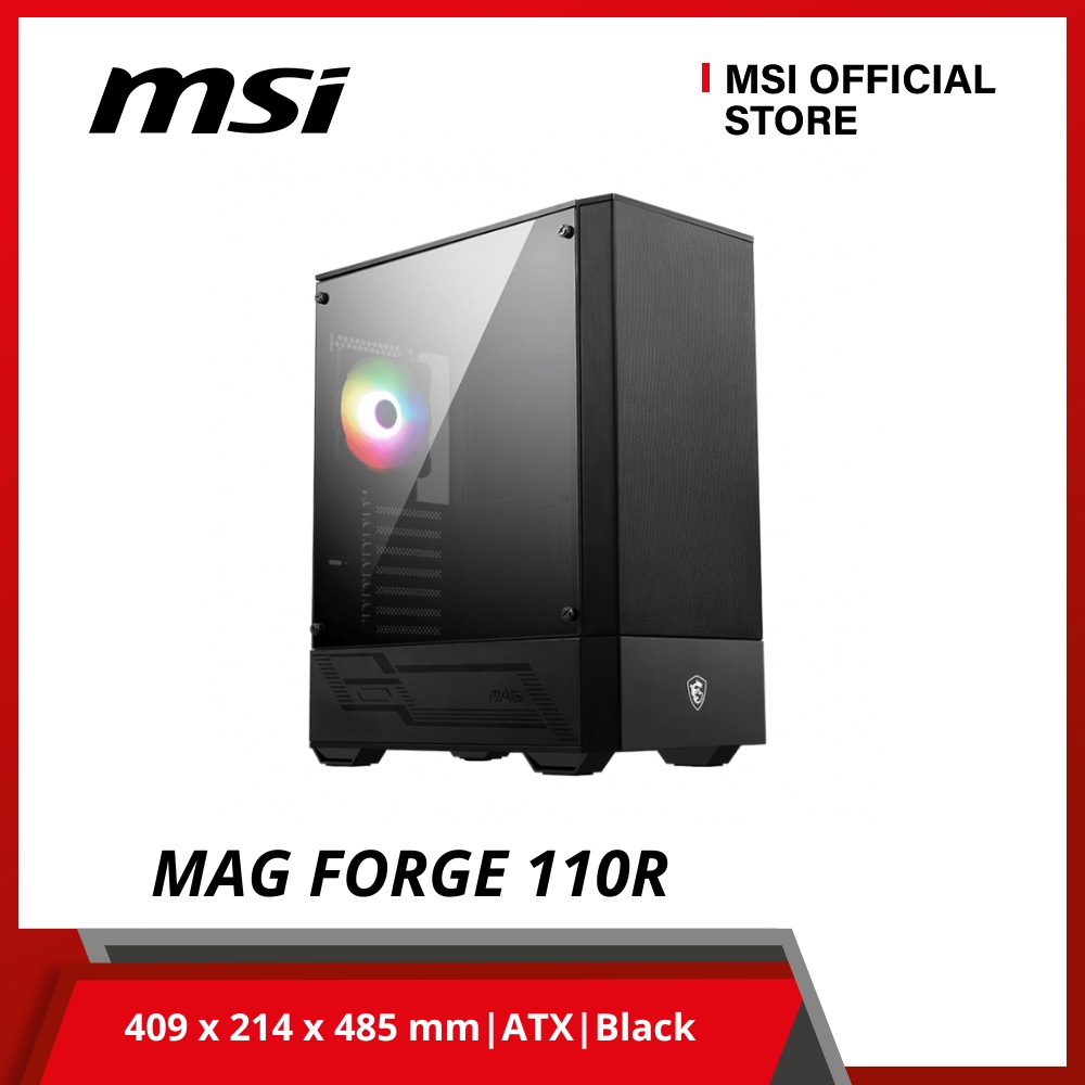 Case máy tính MSI MAG FORGE 110R - Hàng Chính Hãng