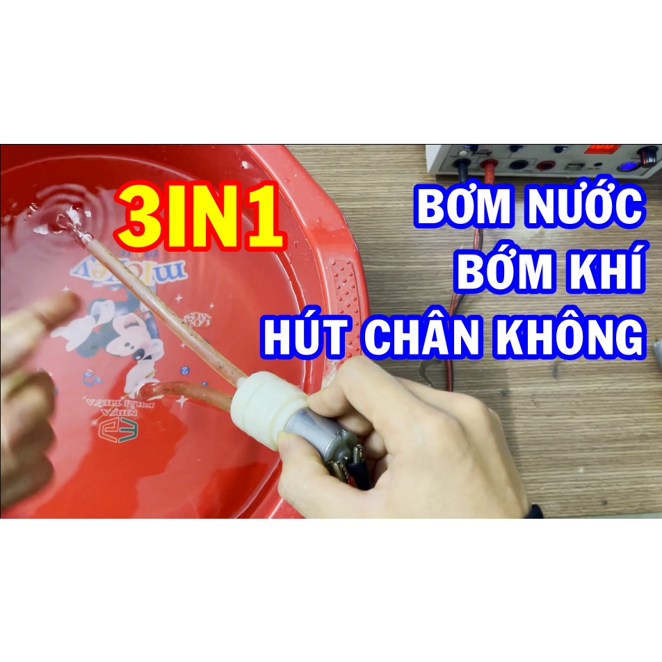 Bơm nước 5-12V đa năng bơm nước, bơm khí, hút chân không...