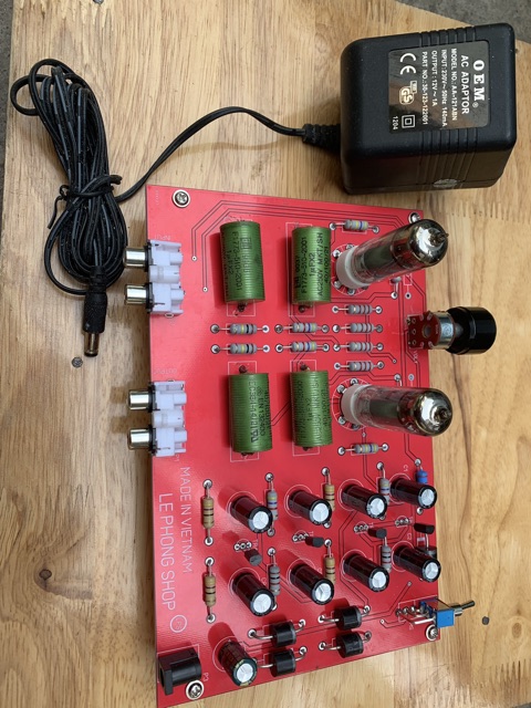 Preamp đèn bóng 6j1