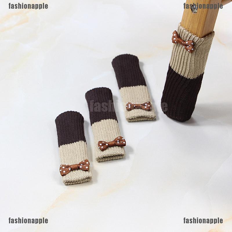Set 4 vớ bọc chân bàn ghế chống trượt họa tiết hoa chống trầy
