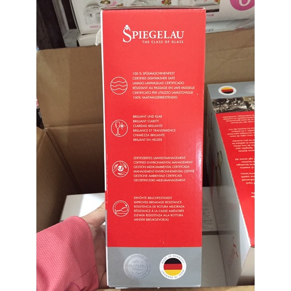 Bộ 2 ly cường lực kháng vỡ spiegelau 🇩🇪 Đức 380ml