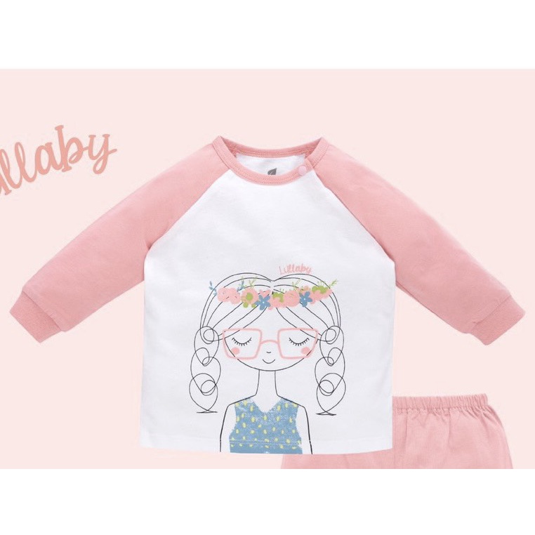 Áo dài tay Raglan Lullaby 6-24M