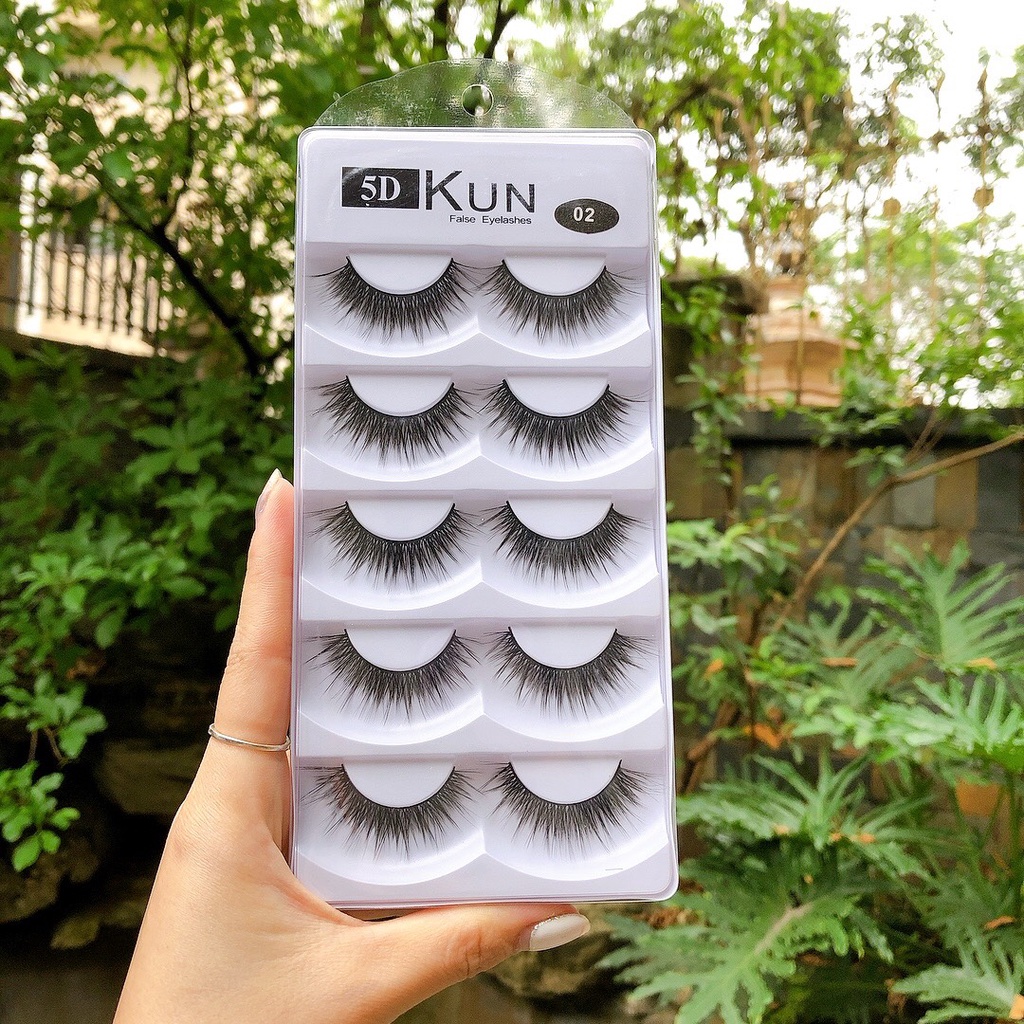 Hộp 5 cặp mi giả Kun 5D