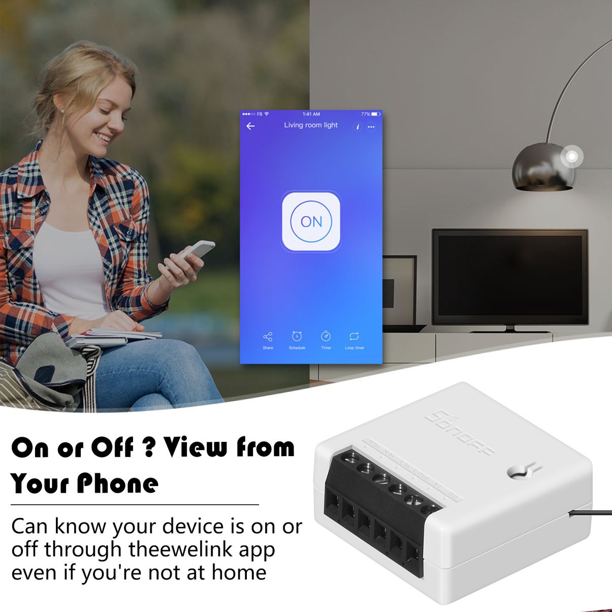 Công Tắc Thông Minh Sonoff Điều Khiển Từ Xa Kết Nối Wifi | BigBuy360 - bigbuy360.vn
