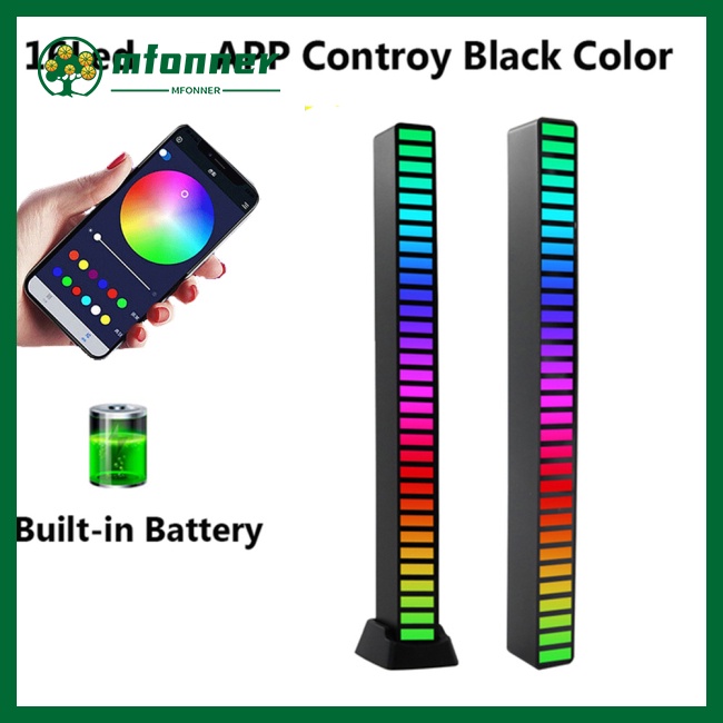 Đèn Led Rgb Mfonner Kết Nối Bluetooth Có Thể Điều Chỉnh Độ Sáng Tiện Dụng