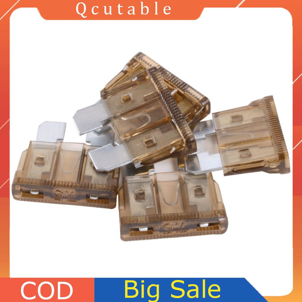 Bộ 50 Cầu Chì 3a 5a 7.5a 10a 15a 20a 25a 30a 35a 40a W/Uk Kèm Hộp Đựng