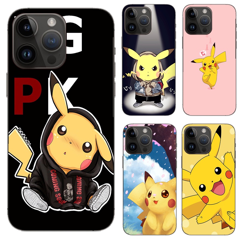 Ốp Lưng TPU Mềm In Hình Pikachu Cho iPhone 14 Pro Max PLUS