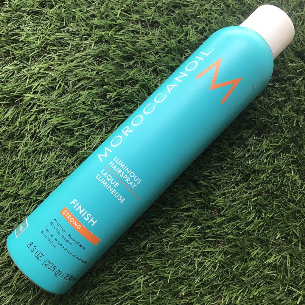 (Chính hãng) Gôm Xịt Giữ Nếp Tóc Linh Hoạt Moroccanoil Finish Luminous 330ml