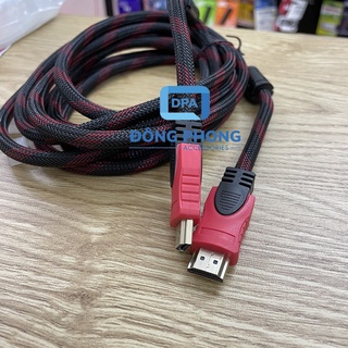 [Mã ELHACE giảm 4% đơn 300K] Cáp 2 Đầu HDMI Bọc Dây Dù Chống Nhiễu