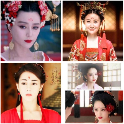 Miếng dán trán trang trí cổ trang