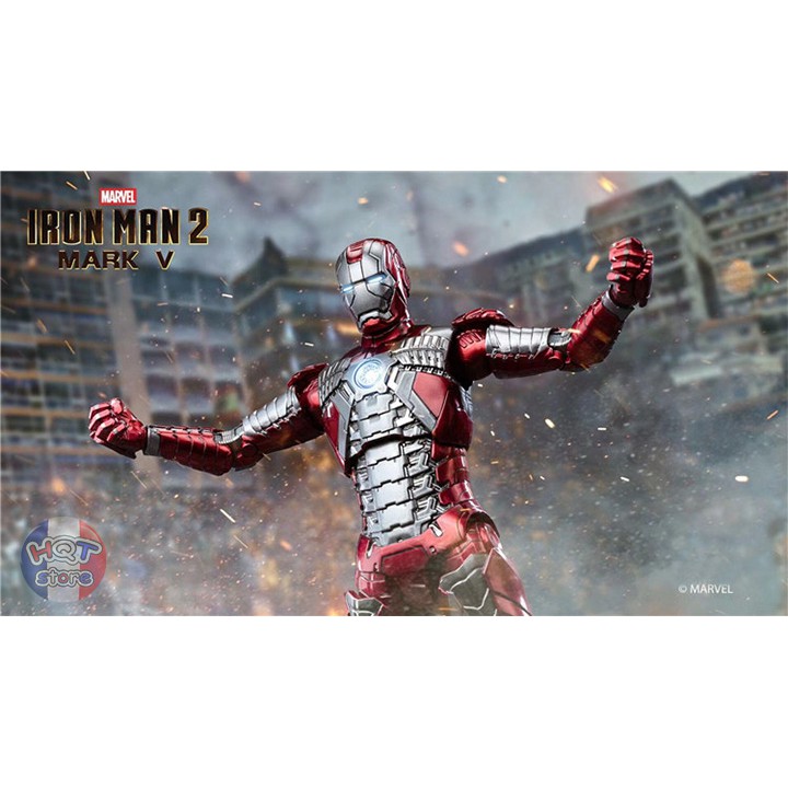 Mô hình iRon Man Mark V ZD Toys chính hãng tỉ lệ 1/10 (Mark 5)