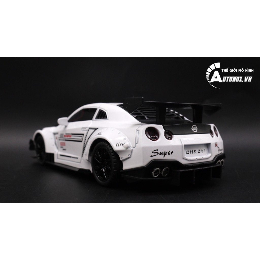 MÔ HÌNH XE NISSAN GT R35 WHITE 1:24 CHE ZHI 7763