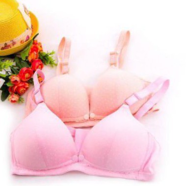 Combo 2 áo ngực bầu và cho bé bú cài cúc ngang chấm bi Hàng loại 1 - nâng ngực chống chảy xệ, thoáng mát