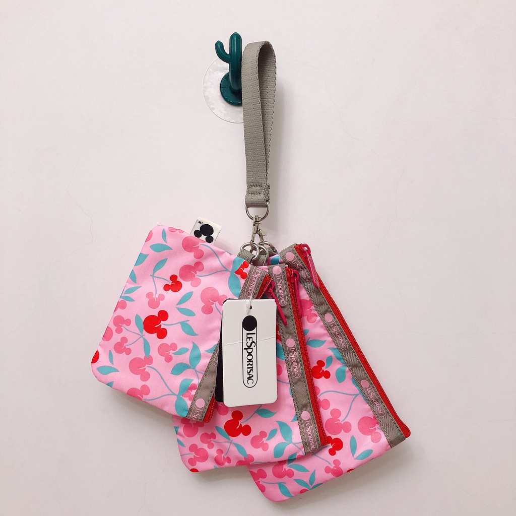 Bộ 3 Món Túi Đeo Chéo Vai + Túi Đeo Chéo + Túi Đeo Vai 49 Màu lesportsac 3 Trong 1 Chống Thấm Nước