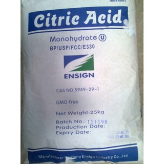 ACID CITRIC KHAN CITRIC ANHYDROUS BỘT CHANH CHẤT TẠO CHUA