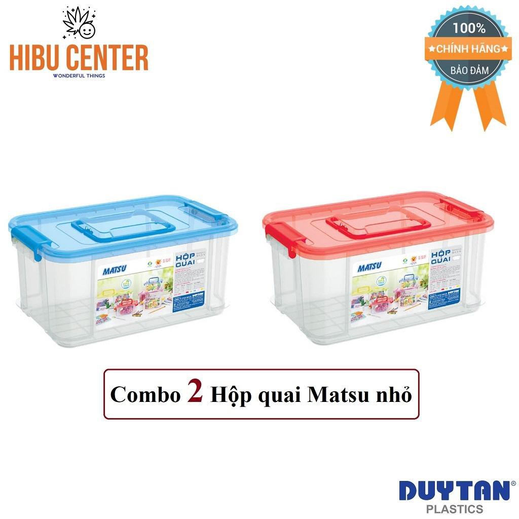 Combo 2 Hộp Quai Matsu Nhỏ Duy Tân 1500 ml (21 x 13 x 10 cm) No.1124