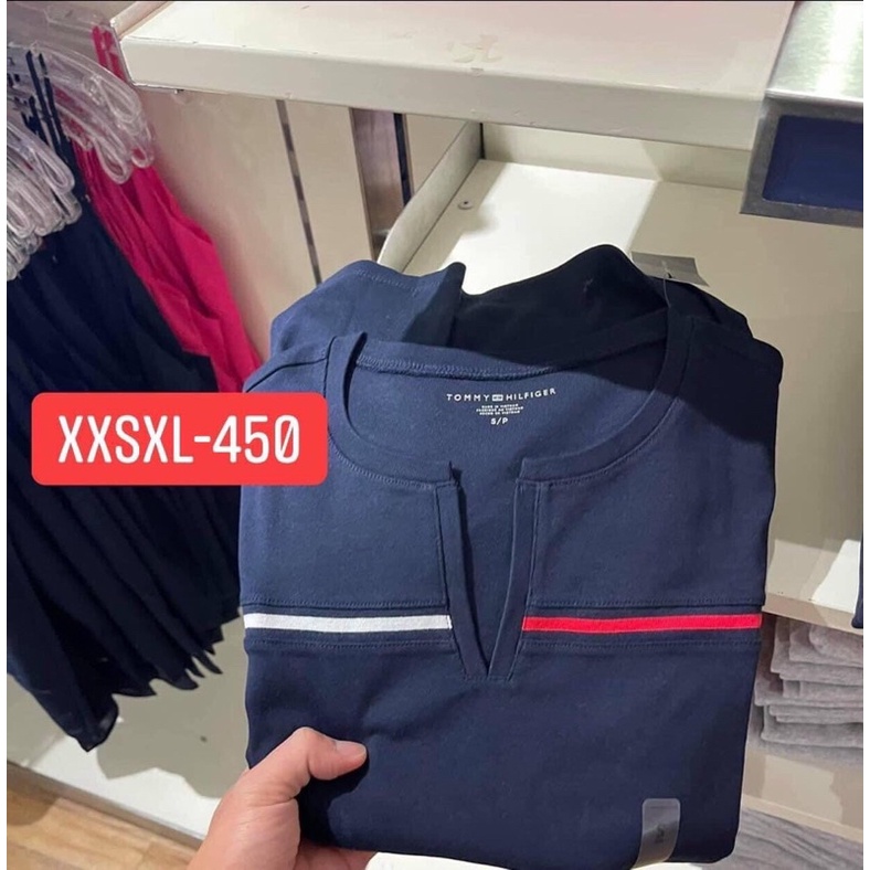 Áo Thun Nữ Size L có 2 màu trắng đen