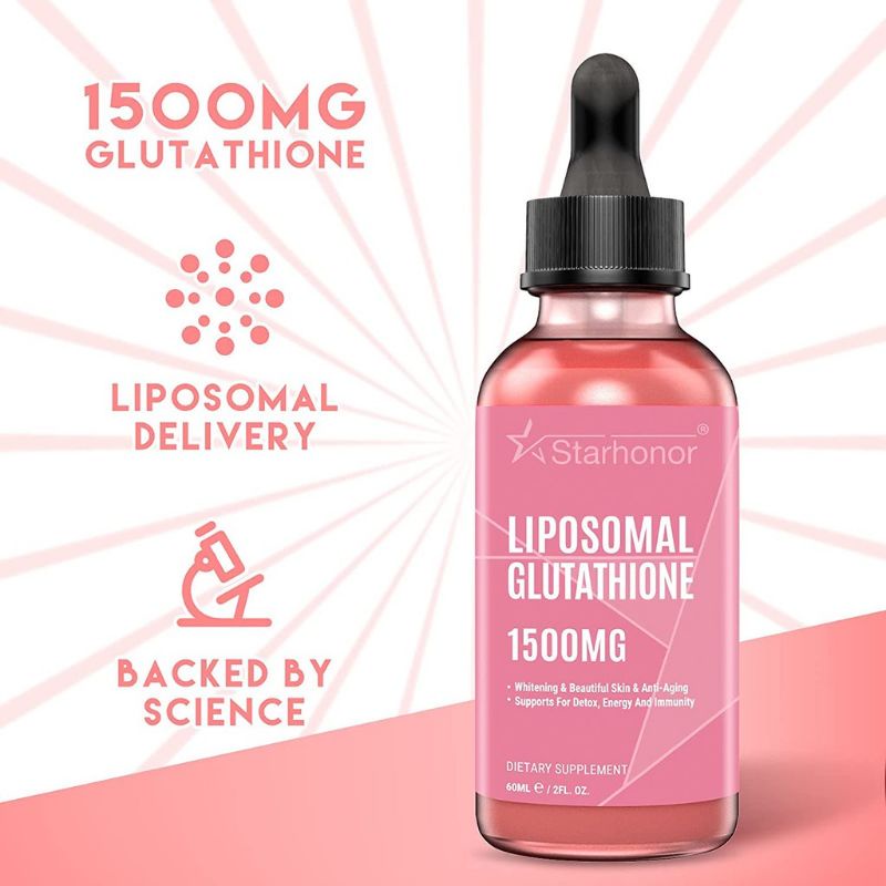 Tinh chất Liposomal Glutathione 1500mg Trắng Da Chống Lão Hóa Starhonor