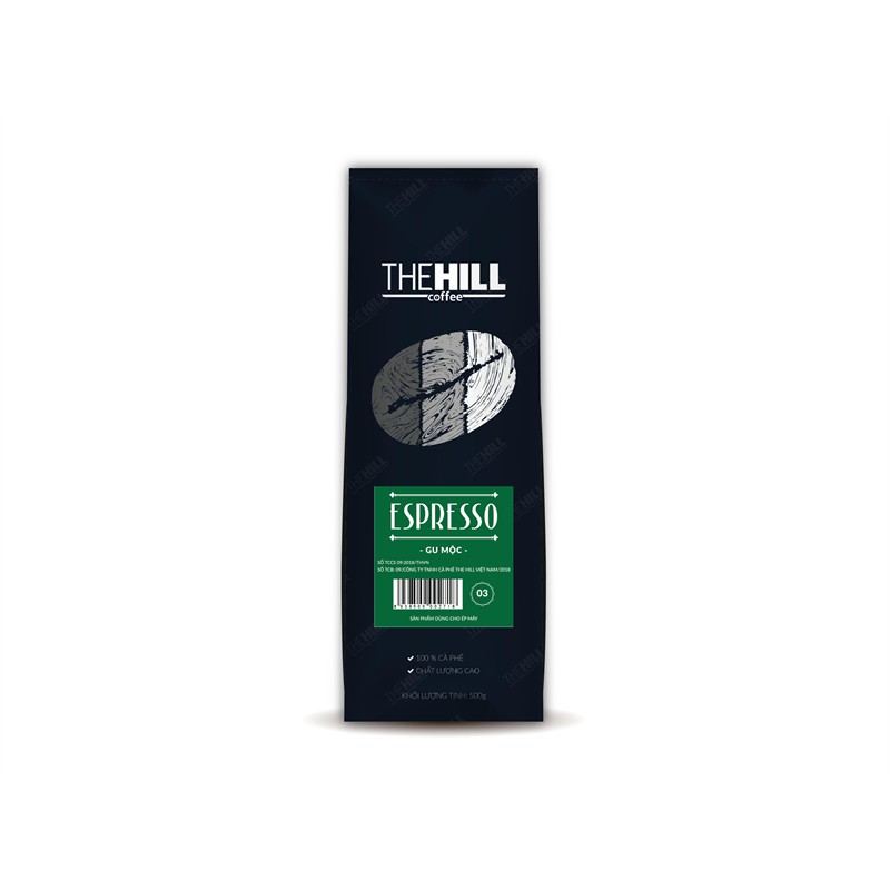 Cà Phê The Hill Espresso 3 500g (Dạng hạt) - CTH003