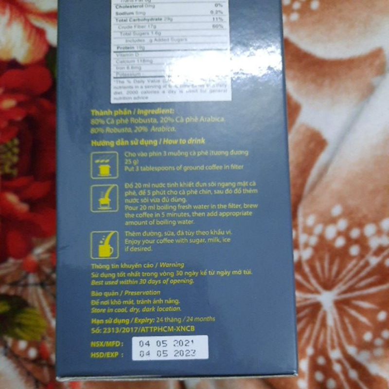 [giá dùng thử ]Cà phê rang xay K morning 227gr.