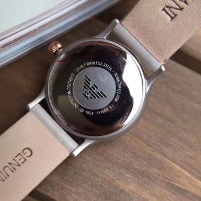 (video cận cảnh)Đồng hồ nữ armani Ar1964 mặt đính đá