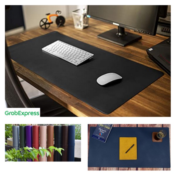 (50x100) Thảm Da Trang Trí Bàn Làm Việc Deskpad Tấm Lót Bàn Làm Việc Mềm Bo Viền Mịn Chống Nước