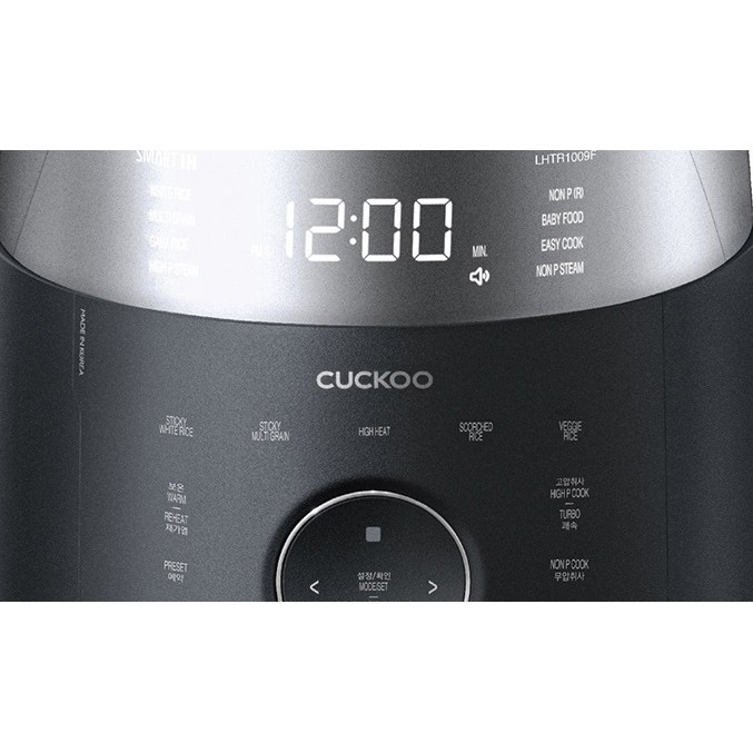 Nồi cơm điện Cuckoo CRP-LHTR1009F/BKSIVNCV màu đen dung tích 1.8L