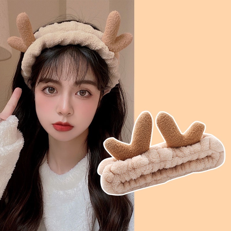 Băng Đô Cài Tóc Hình Thú, Tai Thỏ, Tai Mèo, Hình Gấu, Cài Tóc Rửa Mặt Nam Nữ Phong Cách Hàn Quốc