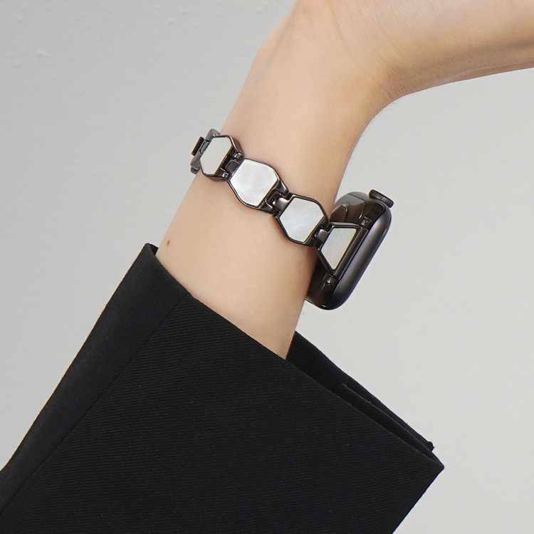 Dây Đeo Đồng Hồ Bằng Kim Loại Sáng Tạo Cho Apple watch serise 7 6 5 4 SE 3 2 1 45mm 41mm 40mm 44mm 42mm 38mm