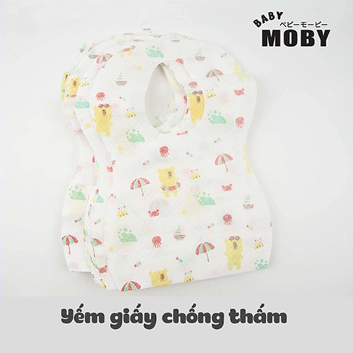 Yếm giấy chống thấm Baby Moby (10 chiếc/ gói)