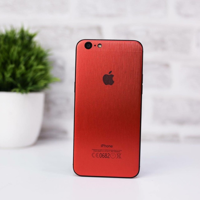 Skin Dán Oppo Thành Iphone Màu Đỏ