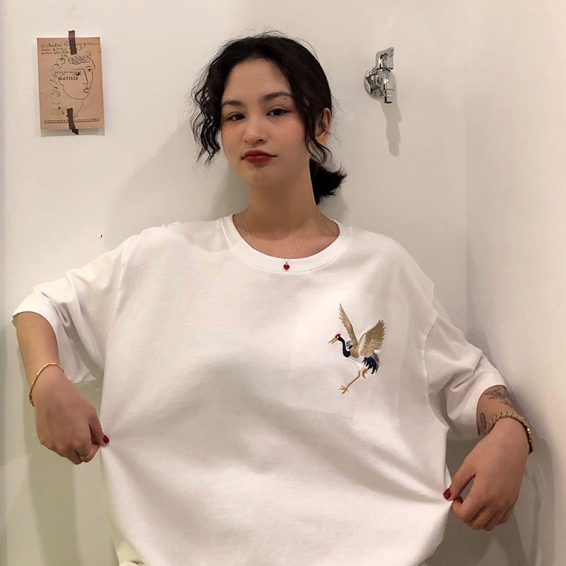 Áo Thun Tay Lỡ 100% Cotton Nam Nữ Unisex