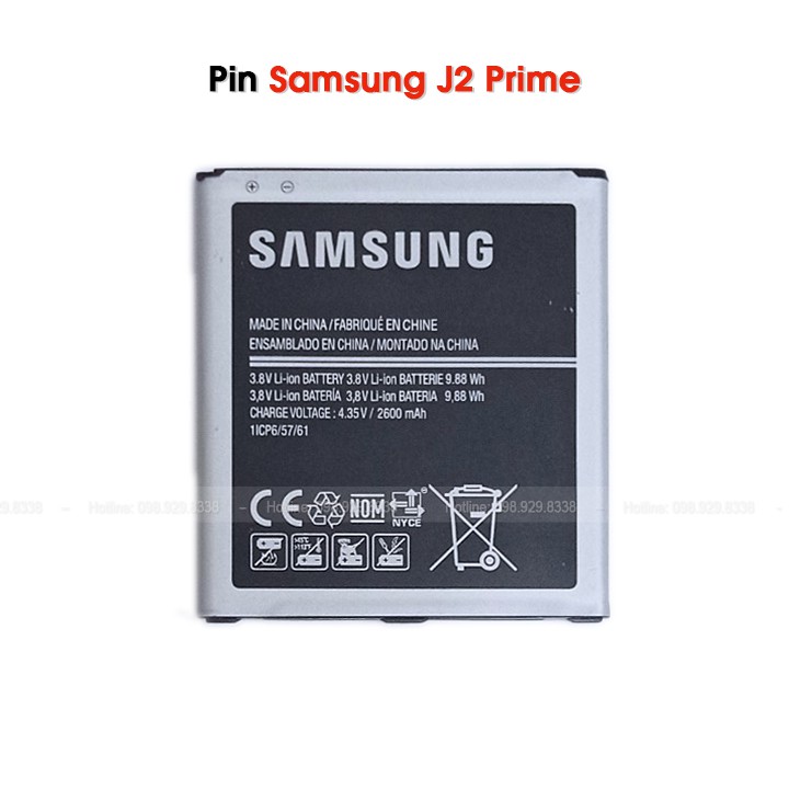 Pin Samsung Galaxy J2 Prime (G532)/ G530/ J500/ J320 - Pin điện thoại Samsung Zin bóc máy