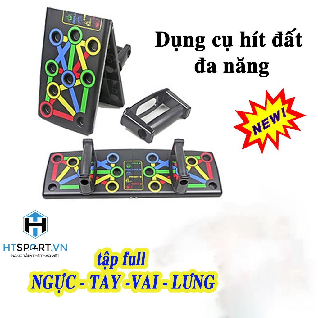 Dụng Cụ Hít Đất Đa Năng, Bộ Dụng Cụ Tập Hít Đất Chống Đẩy Tại Nhà Chính Hãng Cao Cấp Co Kẻ Vạch Hướng Dẫn -theductainha