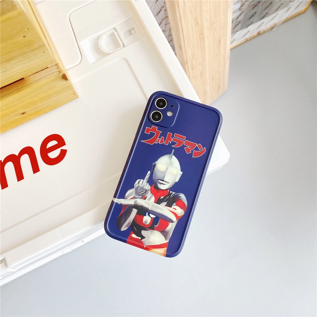 Ốp điện thoại IMD mềm in hình Ultraman hoạt hình thích hợp cho iPhone13 12 11 PRO MAX 7/ 8plus X/ XS XR XSMAX