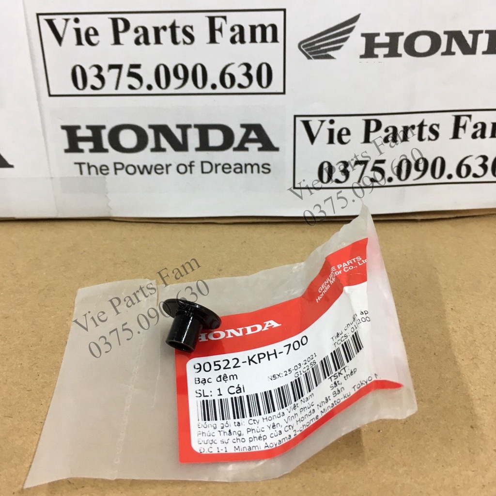 Bạc đệm gắn dè sau, đuôi biển số Winner đời đầu, Winner V1, Winner X , hàng chính hãng Honda mới 100%