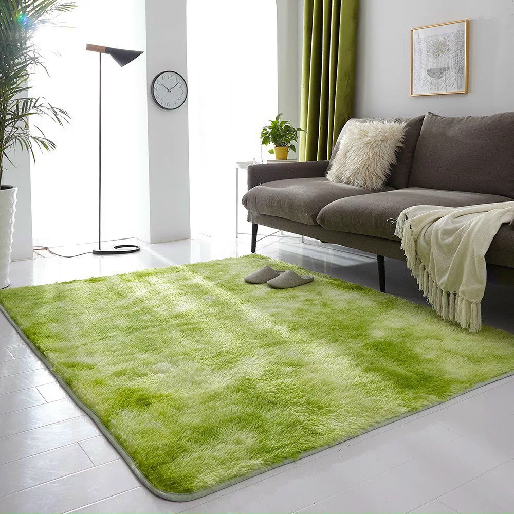Thảm lông trải sàn trang trí decor nhà cửa siêu đẹp, thảm lông dày dặn hàng đẹp kích thước 1m6x2m - Bông Decor