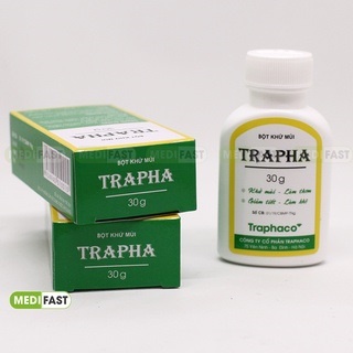 Bột Khử Mùi TRAPHA Khử Mùi Hôi Chân, Khử Mùi Hôi Nách Traphaco Lọ 30g
