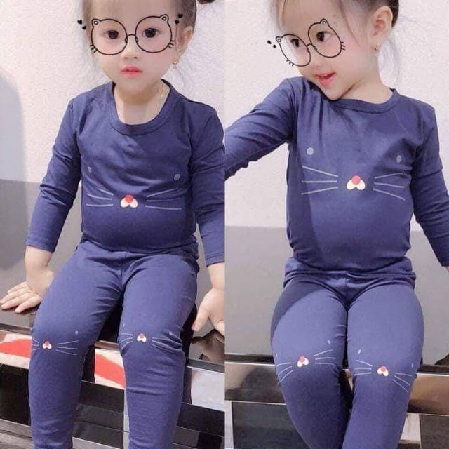 Combo 4 Bộ cotton mèo
