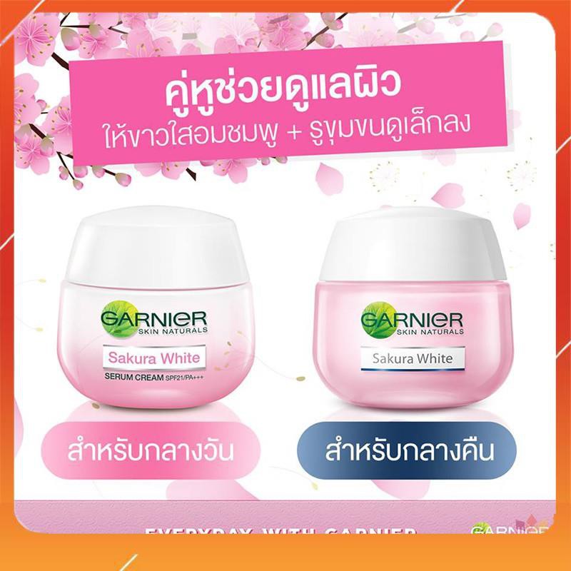 Miễn Phí Ship -  Hộp 6 gói Kem Dưỡng Da Chống Nắng Garnier Skin Naturals SPF 30/PA++ĐỎ CAO CẤP Thái Lan