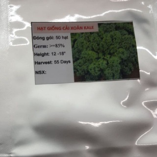 Hạt giống rau cải xoăn kale - TTH