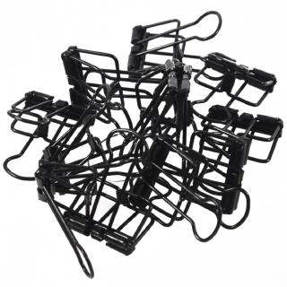 Creative Wire Binder Clips 12 PCS Reusable Paper Clips Small Skeleton XGVN