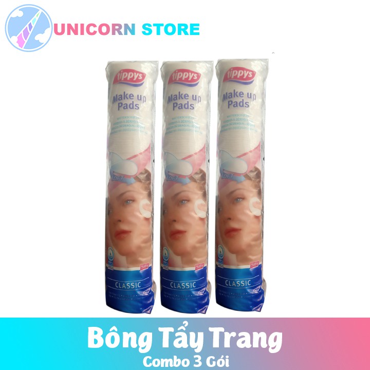 Bông Tẩy Trang Tippys Classic 140 Miếng