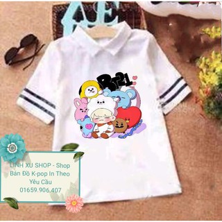 Áo sơ mi BTS BT21