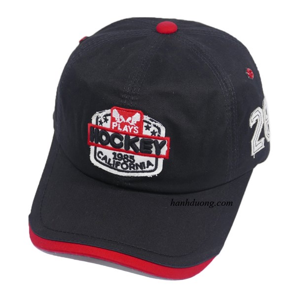 Nón kết cao cấp 1985 viền kết màu - Chất liệu vải Kaki bền chắc kết hợp với kết viền nổi bật